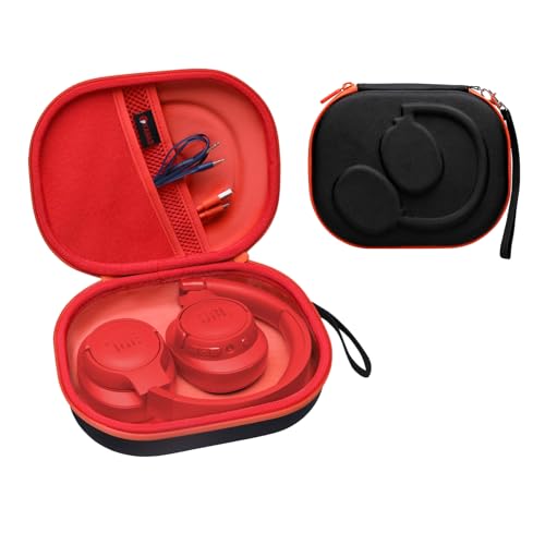 Image of XANAD Hard Case for JBL Tune 720BT /770NC /710BT /760NC /700BT /750BT /510BT /660NC /520BT /500 /E45BT and JBL Live 770NC /660NC /650BT /460NC /670NC /400BT /500BT and Wireless Headphone,Orang Red