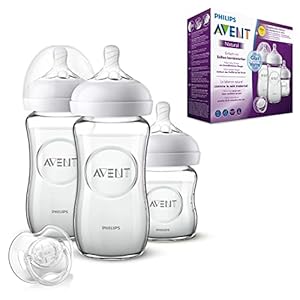 Philips Avent Natural Starterset voor pasgeborenen – Eenvoudig te combineren met borstvoeding – Brede en borstvormige…