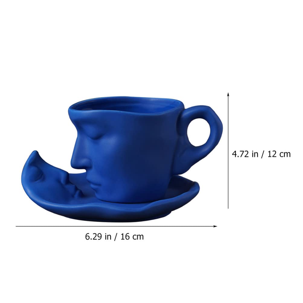 Zerodeko Espressotassen-set Aus Keramik Mit Untertasse Fassungsvermögen Cappuccino-tassen Und Teetassen-set Für Zuhause Und Büro