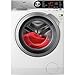 AEG L8FEC962Q Lavadora de Libre Instalación, Carga Frontal, 9 Kg, 1600 rpm, Serie 8000, AutoDose, Motor Inverter, Función Vapor, Programa Rápido, LCD, WiFi, Puerta XL Plateada, Blanca