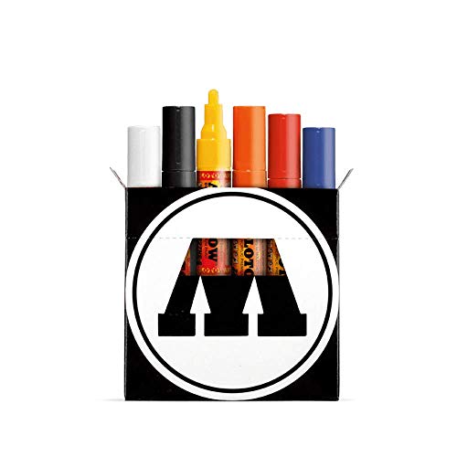 Molotow - Confezione 6 Pennarelli ONE4ALL 227HS /S...