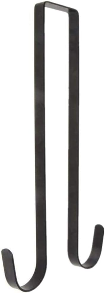 Cabilock Double Sided Wreath Hanger Sign Hook: Over The Door Metal 2 Sided Wreath Hooks for Hanging Fall Halloween Decorations Over Front or Garage Door : Home & Kitchen