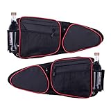 Xintre Side Door Bags for RZR with Removable Knee Pad, Front Door Side Storage Bag for Polaris RZR XP, XP4, Turbo, Turbo S, S 900, S 1000, 2014-2022 (Xintre010)
