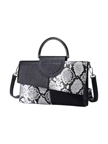 SHENHE Women's Crocodile Embossed Clutch Purse Crossbody Bags Top Handle Leather Handbag