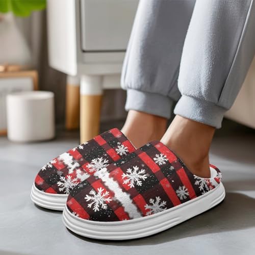 Ladies Bedroom Slippers for Indoor and Outdoor Soft Plush Fluffy Womens Bedroom Slippers with Anti-Skid Sole2