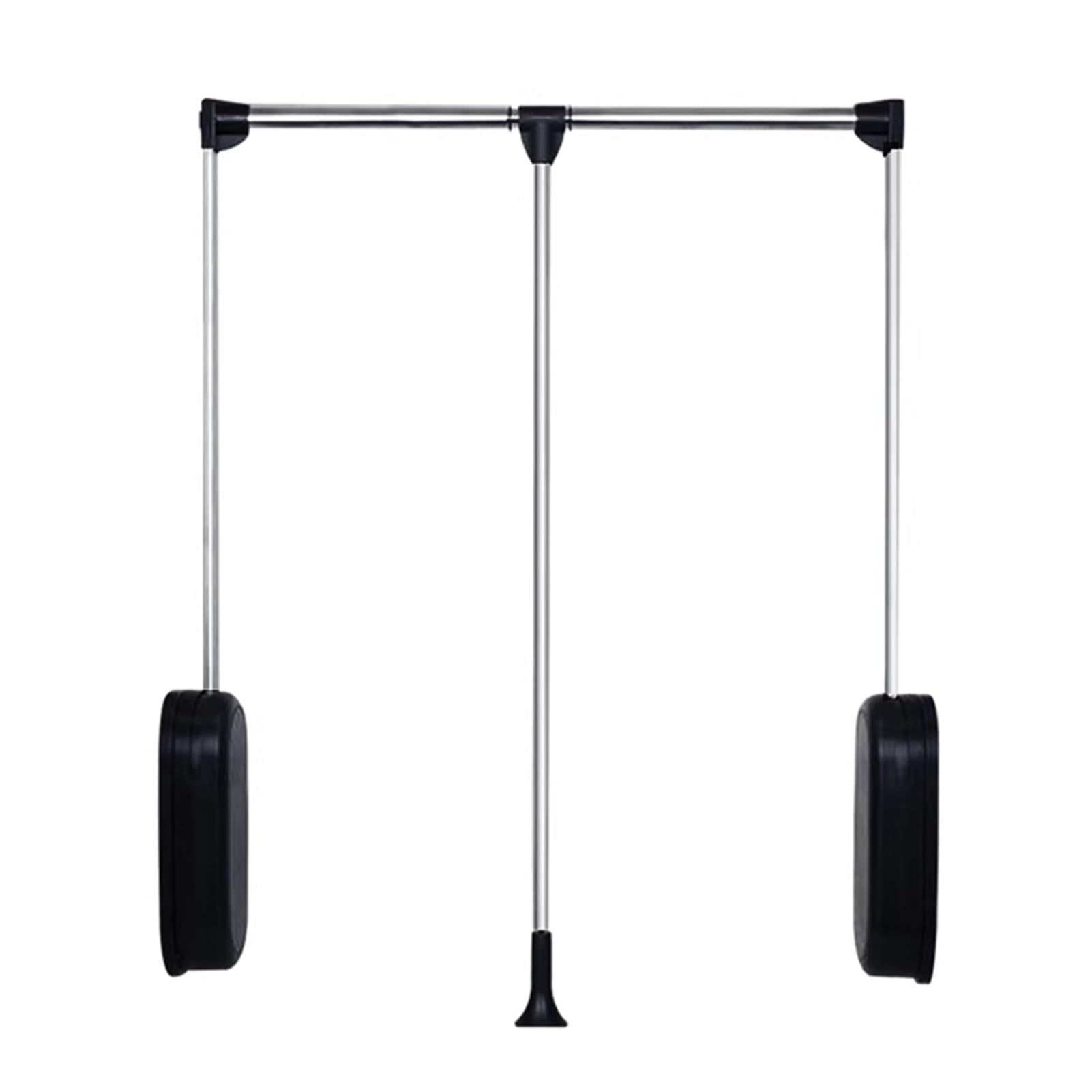 AYCDL Pull Down Clothes Rail,Pull Down Wardrobe Rail,Adjustable Telescopic Lift with Return,for Wardrobe and Closet Clothinge,Space Saving,660-890mm,One Color-510