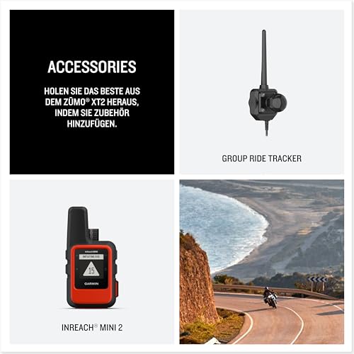 Garmin zūmo XT2 – wasserdichtes Motorrad-Navi für On- & Offroad mit ultrahellem 6“...