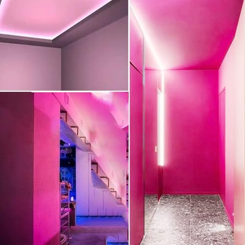 Tira de LED COB 12V 5m Rosa 320 LEDs/m miniatura 3