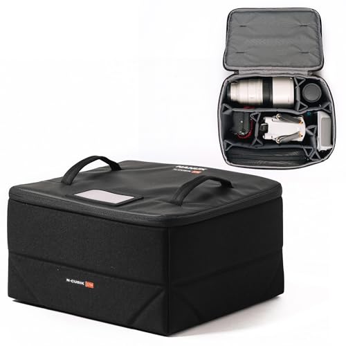Image of NANUK N-Cubik 17M Camera Bag Insert - Medium Water-Resistant Cube - Shockproof Protective Camera Insert for Backpack - Perfect for Tech Gear & Accessories (11.4 inch x 13.3 inch x 6.6 inch)