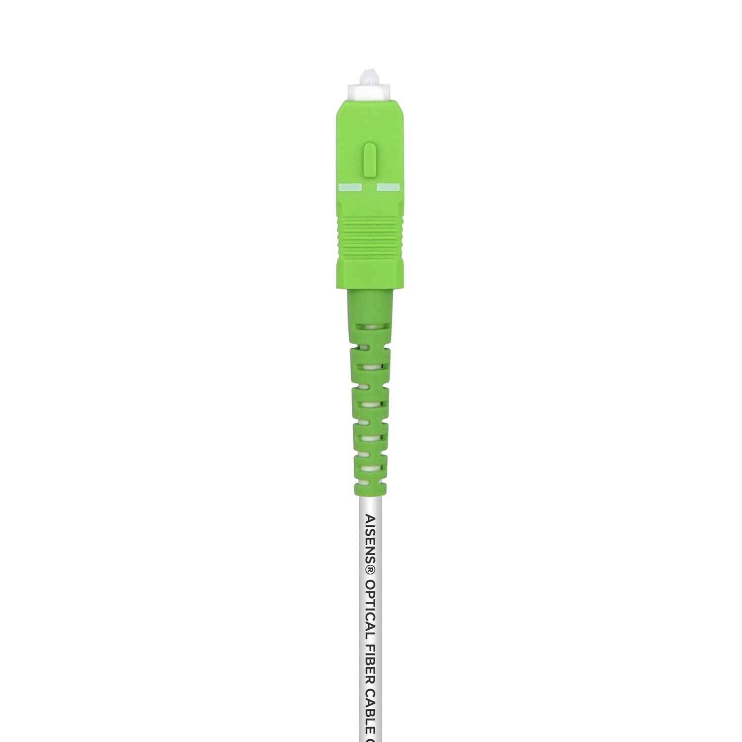 AISENS CABLE FIBRA Ã“PTICA LATIGUILLO G657A2 3.0 9/125 SMF SIMPLEX CPR DCA LSZH, SC/APC-SC/APC, BLANCO, 1.0M
