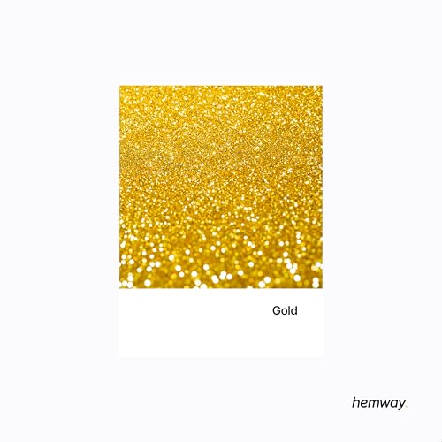 Hemway Gold Glitter Grout Additive 100g Metallic Flakes for Adding Sparkle to Kitchen & Bathroom Tiles | Enhance Your Indoor Grouting Projects with a Durable Sparkly Effect