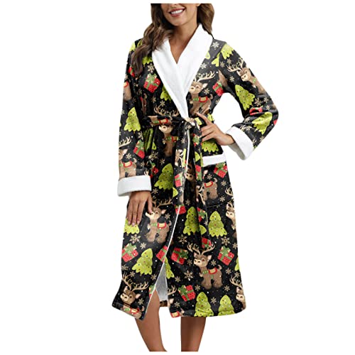 Albornoz ligero para mujer, con capucha y prácticos bolsillos frontales, albornoz para sauna, bata de baño de rizo, bata de sauna, bata ligera hasta la rodilla, para hombre y mujer, unisex ligero,