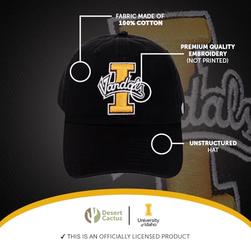 Gorra bordada ajustable negra estilo béisbol miniatura 4