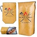 BBQ Blanket for Resting Meat – Reusable and Insulated Resting Bag for Smoked Meats, Smoker Meat Resting Blanket with Wide Opening,Large Insulated Brisket Resting Blanket (21" Brown BBQ Blanket)