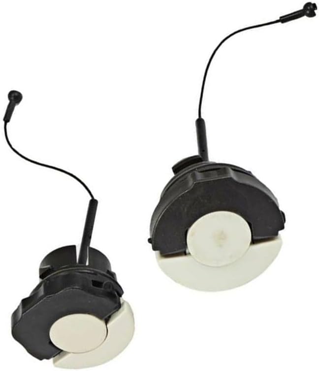 Gas Tank Cap and Oil Cap For M10 M30 M40 M50 MS340 MS360 Chainsaw Replacement Parts - 2-Pack Plastic Fuel with 1-11/16 Inch and 1-7/16 Inch Diameter