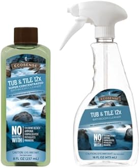 Melaleuca Tub & Tile 12x Bathroom Cleaner – 8 fl. oz. | Super-Concentrated, Plant-Based Formula with Spray Bottle Included