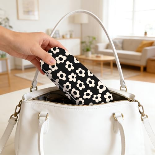 Image of Glasses Case Hard Shell,Portable Protective Eyeglasses Case, Eyeglass Holder Box with Cleaning Cloth,for Women Men