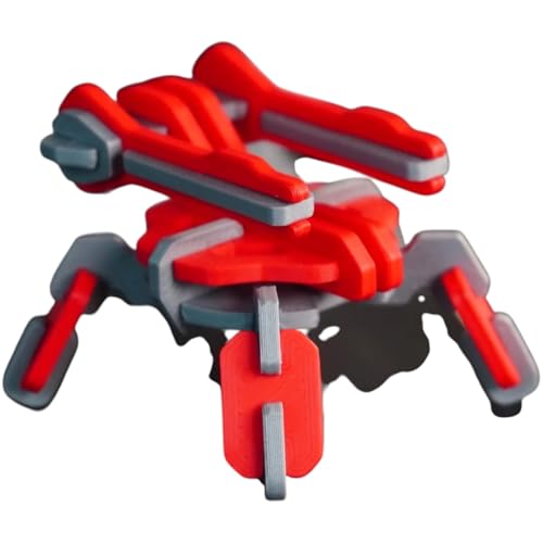 Dual Turret Mech Kit – 25-Piece Snap-Fit Robot Model