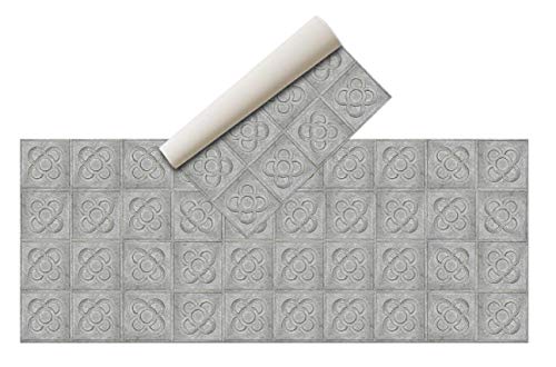 Alfombra Vinílica - (Acera, 200x80 ) - Distintos diseños y tamaños - Opción Personalizable - Alfombra Cocina, baño, salón Comedor - Antideslizante - Alfombra Dormitorio - Goma esponjosa y Suelo PVC Cover