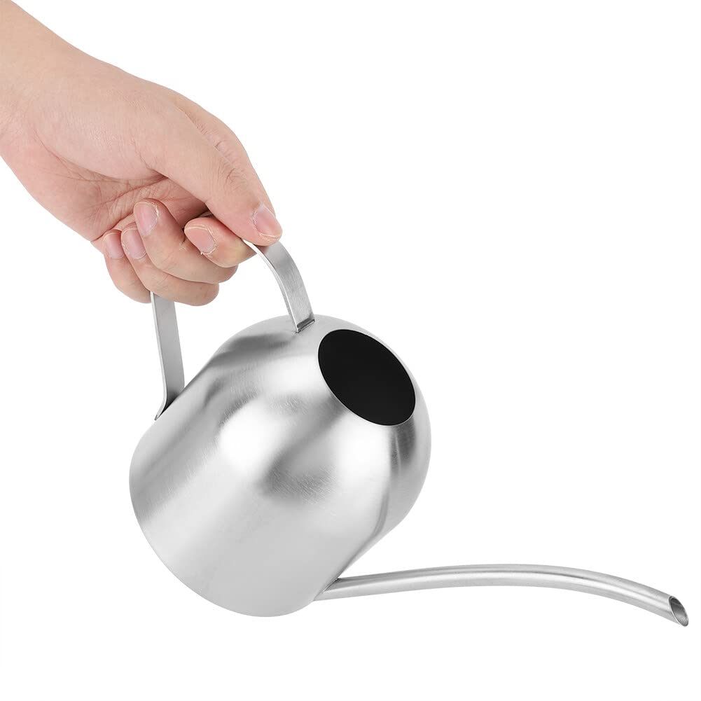 500ML/1000ML Indoor Stainless Steel Watering Can, Small Plant Watering Can with Long Spout - Image 2