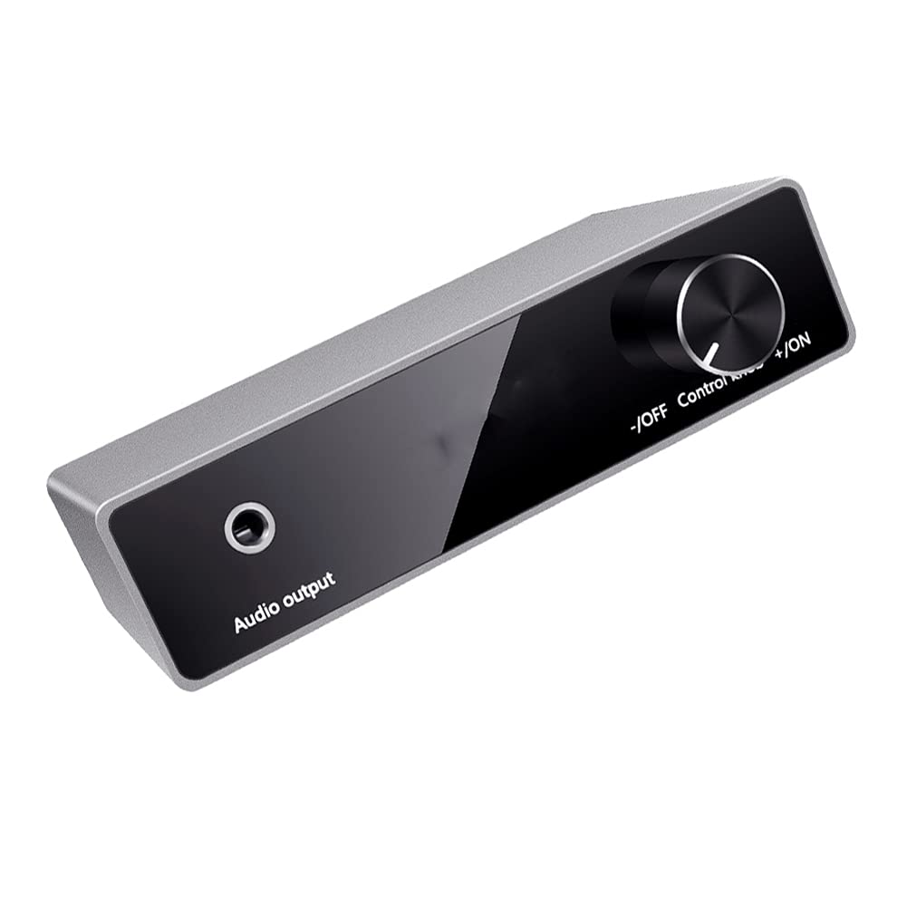 RSGK Dekoder audio DAC, zaawansowany stacjonarny konwerter cyfrowo-analogowy i wzmacniacz słuchawkowy, zasilany przez USB, odpowiedni do różnych urządzeń cyfrowych