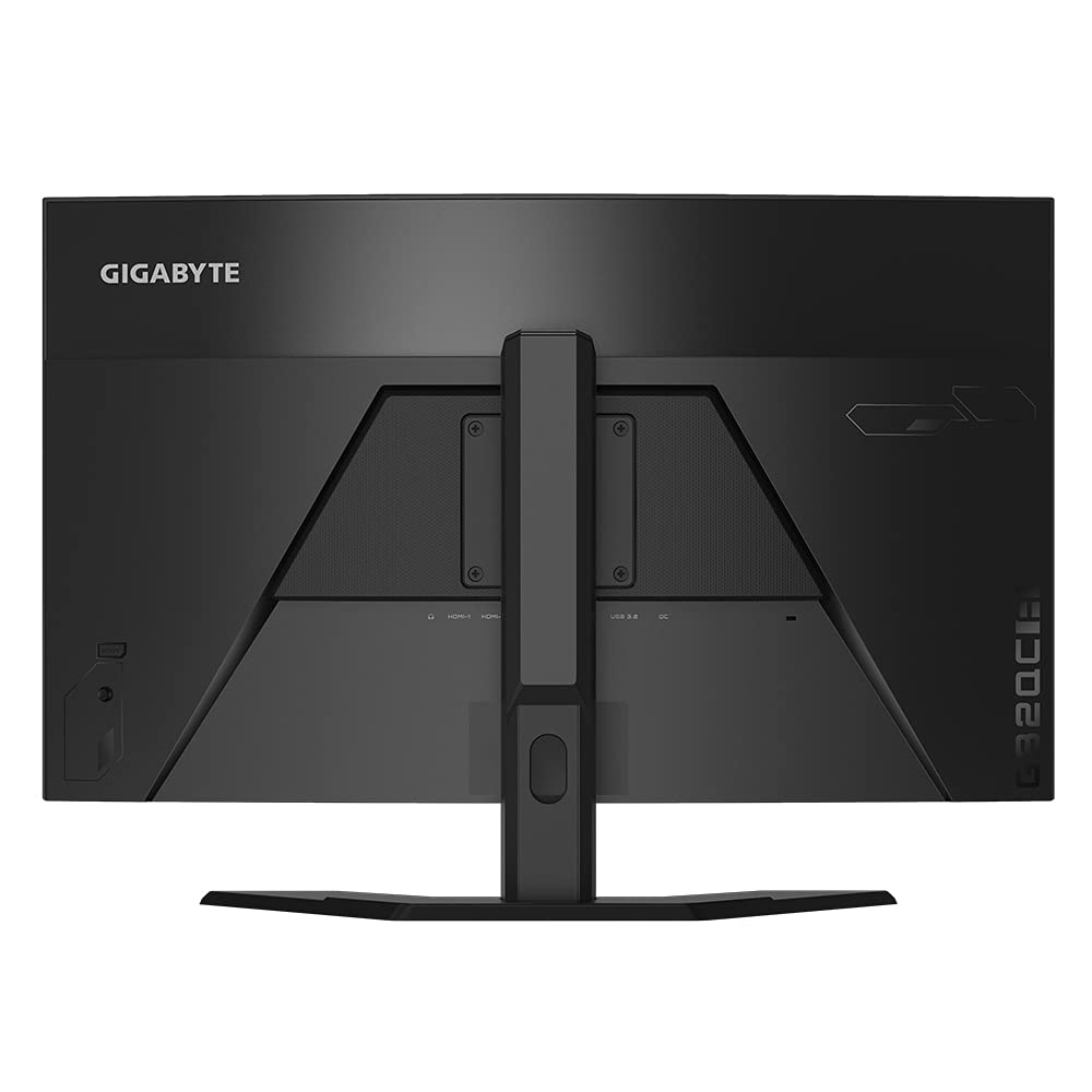 Gigabyte G32QC A 31.5" Monitor da Gioco Curvo QHD - 2560 x 1440, 1500R, 165Hz, 1ms, 350 cd/m², FreeSync Premium Pro, Display HDR400, HDMI 2.0, Displayport 1.2
