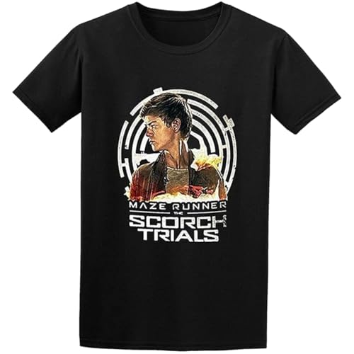 Newt Maze Runner The Scorch Trials'S Character Thomas Brodie-Sangster Shirt Black 3XL