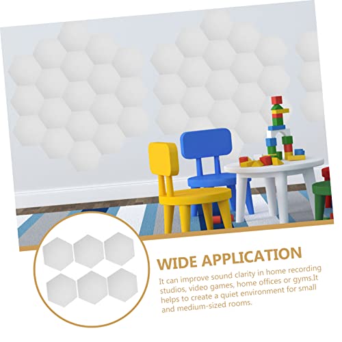 Garneck Paneles Acústicos de Pared 6 unidades para absorción de sonido e insonorización para grabación, gimnasios y escuelas miniatura 3