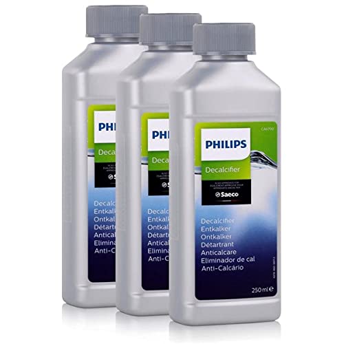 Philips Saeco Lot de 3 flacons de détartrant 250 ml - Pour machines à café automatiques