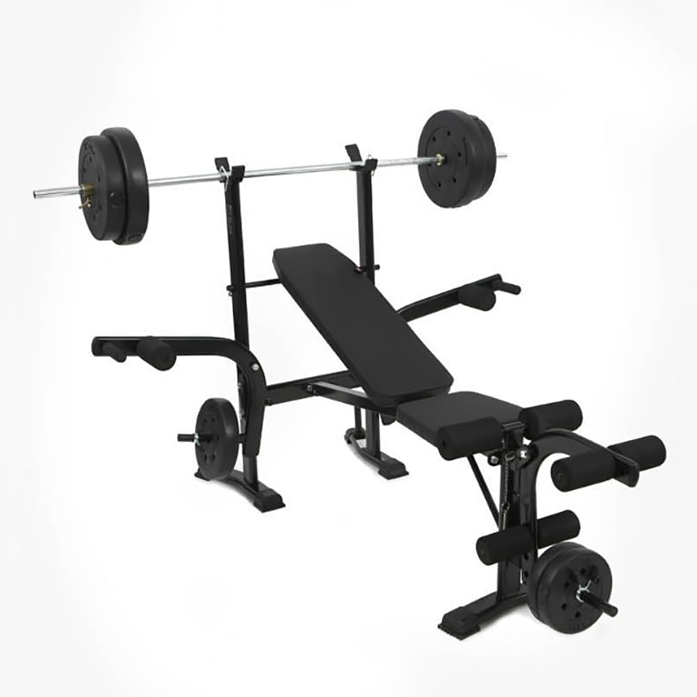 Adjustable Weight Bench with 7 Workout Positions, 200kg Capacity, Foldable Design for Home Gym