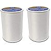 Coats & Clark All Purpose Thread 400 Yards White (One Spool of Yarn) (2 Pack)