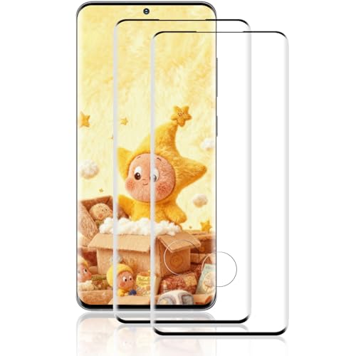 Beukei [2 Pack] Screen Protector for Samsung Galaxy S20 Ultra Tempered Phone Glass [9H Hardness][3D Curved][Anti-Scratch] Saver Film