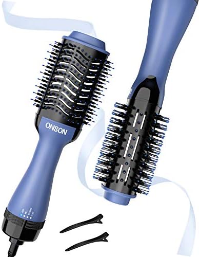 Hair Dryer Brush and Hot Air Brush, Air Hair Brush 3 in 1 Electric One Step Hair Dryer Volumizer with Negative Ion Curling Dryer Brush, Straightening Brush, Dryer Style