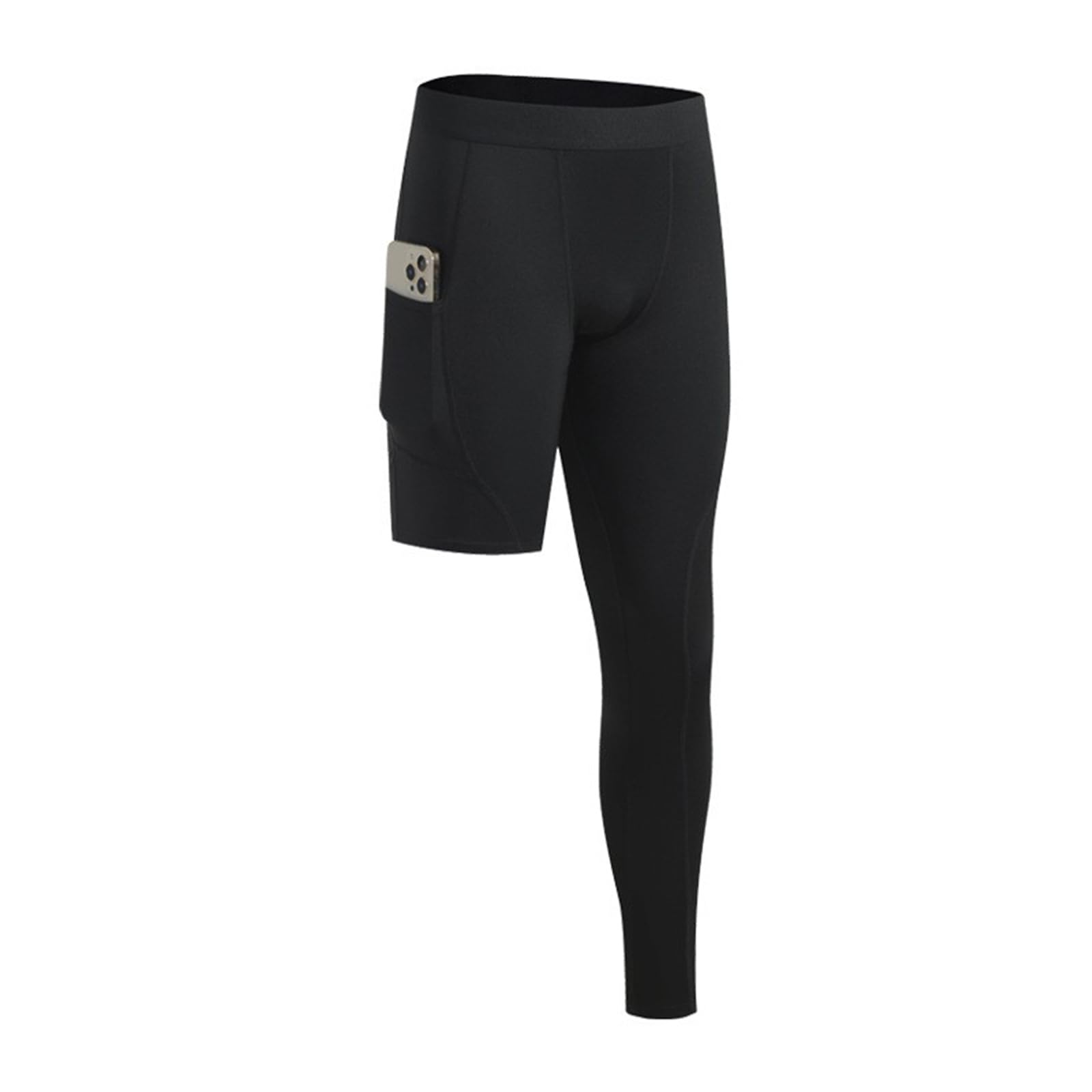 Valcatch One Leg Compression Tights Long Pants Basketball Sports Gear Base Layer Underwear Active Leggings for Men Youths Boy