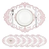 set de table brodé Facile à Nettoyer: lavable,et lavez-les à la main avec de l'eau chaude savonneuse, pas de lavage en machine.