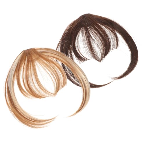 Baluue 6 Peças Franja De Peruca Grampos De Cabelo Grampo De Cabelo De Franja Grampo Na Franja Peruca