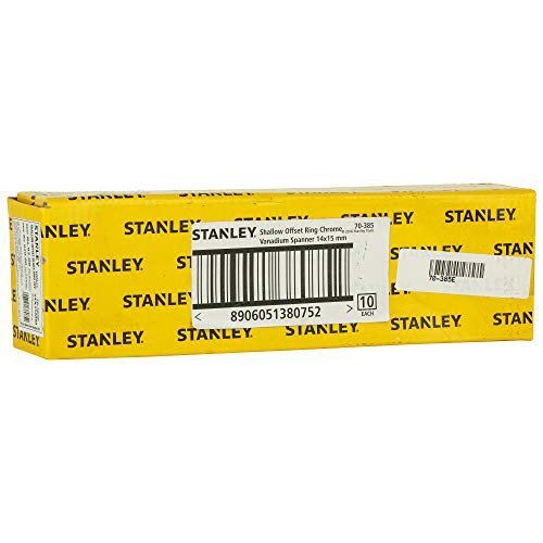 Image of STANLEY 70-385 Offset Ring End Spanners-Matte Finish-14x15mm