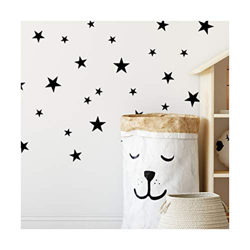 Vinilos decorativos estrellas negras set 166 piezas miniatura 1