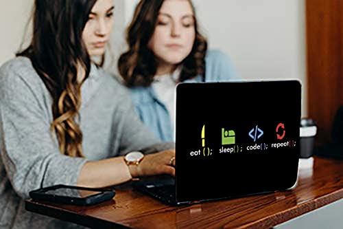 Image of Galaxsia Programmer Vinyl Laptop Skin /Sticker /Cover /Decal Compatible for Any 15 to 15.6 Inches Laptop (Hp /Dell /Sony /Acer /Lenovo /Asus. Etc) Or Notebook.