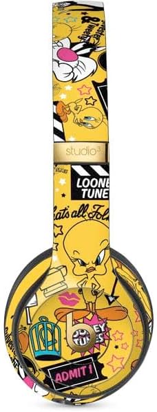 Skinit Decal Audio Skin Compatible with Studio Wireless 3 - Officially Licensed Looney Tunes Tweety and Sylvester Patches Design