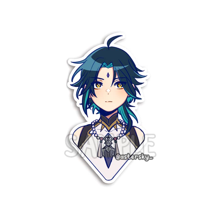 Genshin Impact Vinyl Stickers (Xiao)