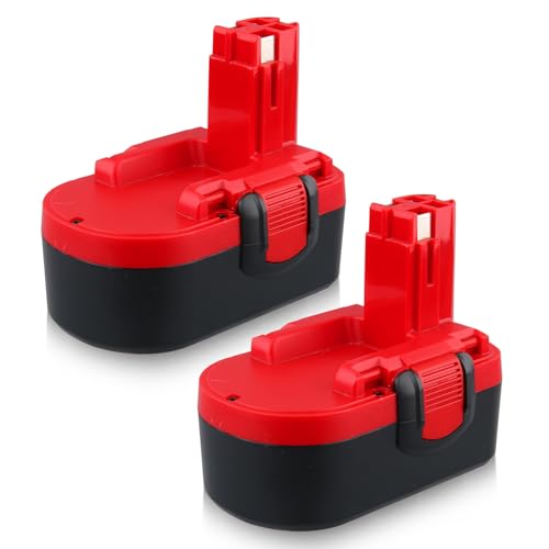 2Pack 4.8Ah Ni-Mh BAT025 Replacement for Bosch 18V Battery BAT026 BAT160 BAT180 BAT181 Compatible with Bosch Battery 18Volt PSR18 VE-2 GSR VE-2 GSB18 13618 22618 23618 1644K