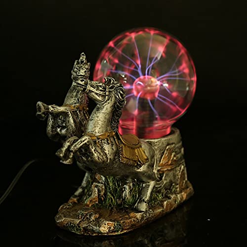 Lampada a Sfera Palla al Plasma Palla Leggera ， Palla a induzione elettrostatica a Forma di Carrozza USB ， per Halloween