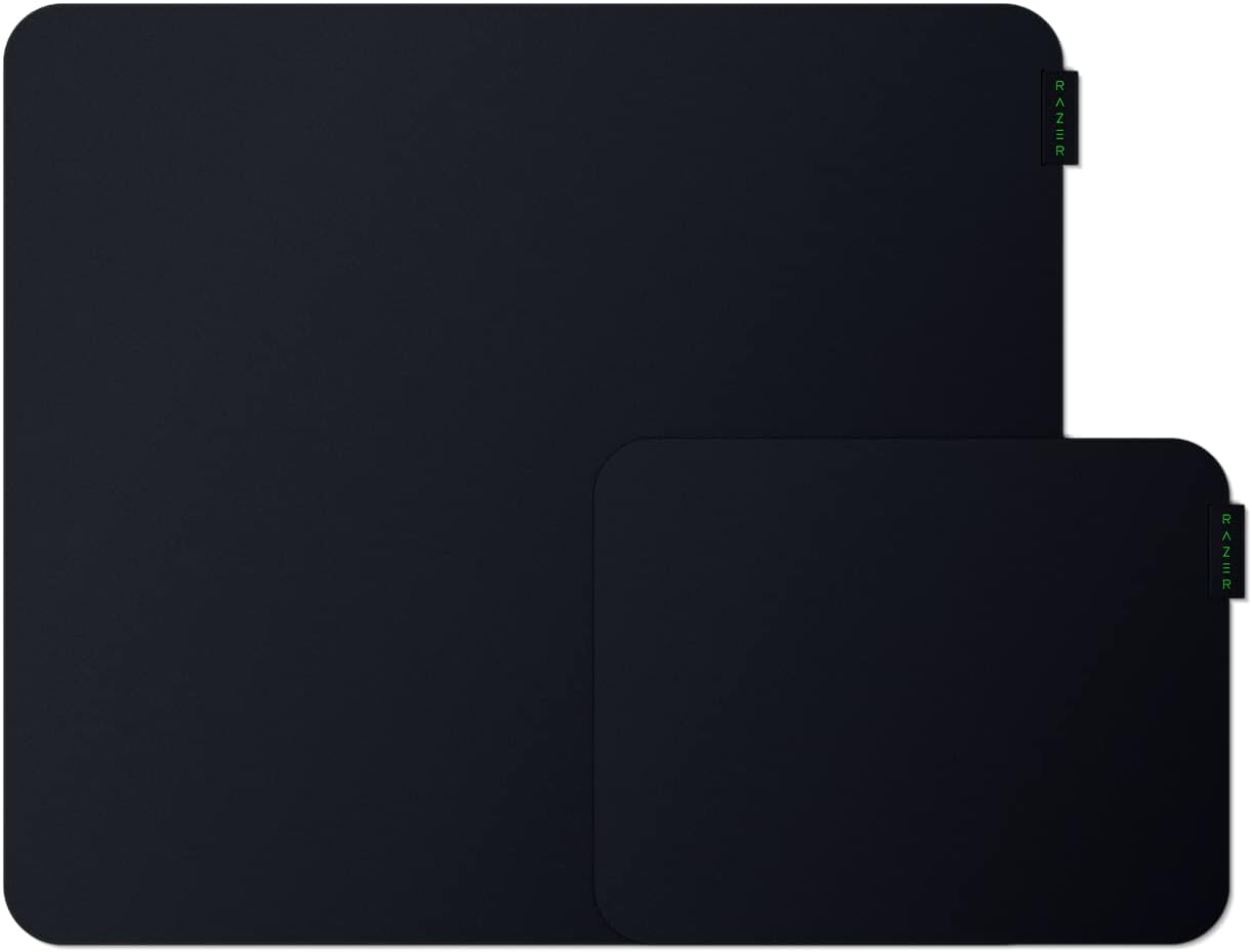 Razer Sphex V3 Large - Ultra-Thin Gaming Mouse Pad (450 mm Wide x 400 mm High, Smooth Design, Sturdy Polycarbonate, Non-Slip Rubber Base) Large, Black