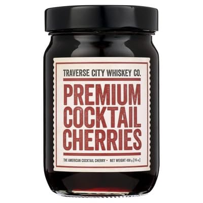 Traverse City Whiskey-Infused Cocktail Cherries 450 g (Pack of 6)