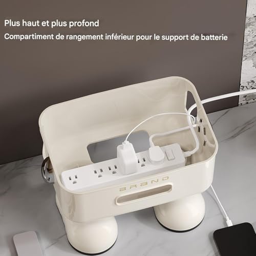 Support de table pour robot et cache pour boîtier WiFi de salon