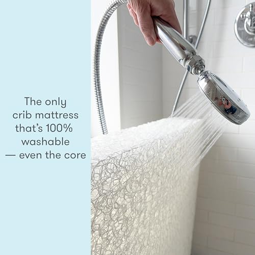 Newton-Baby-Essential-Crib-Mattress-Baby-Mattress-for-Crib-Dual-Layer-Safe-100-Breathable-Machine-Washable-Infant-Crib-Mattress-Removable-Cover-Thick-Cushion-White Newton Baby Essential Crib Mattress Baby Mattress for Crib Dual Layer Safe 100 Breathable Machine Washable Infant Crib Mattress Removable Cover Thick Cushion White