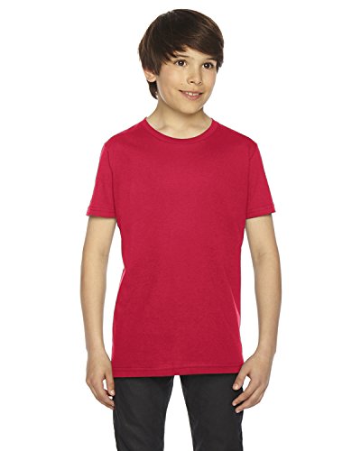 American Apparel Kids' Fine Jersey Crewneck Short Sleeve T-Shirt