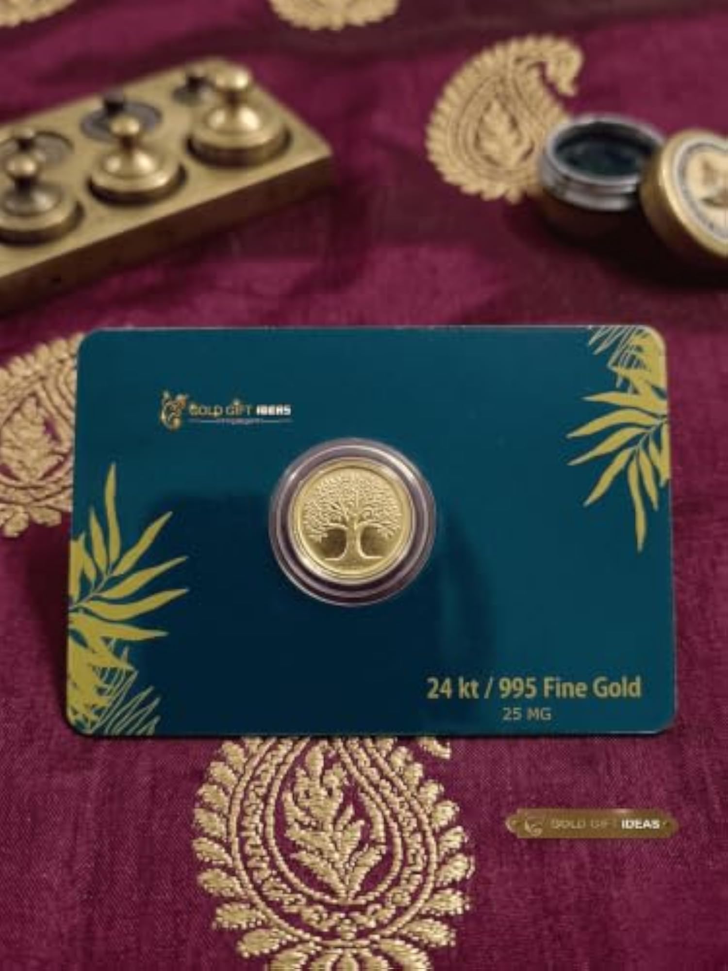 999 Pure Banyan Tree Coin for Wedding Gift, Housewarming