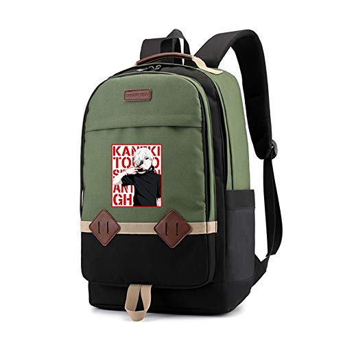 Tokyo Ghoul Mochila Casual El Deporte Escolar morral del Estilo Deportes al Aire Libre